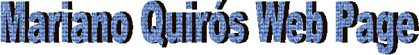Mariano Quirs Web Page